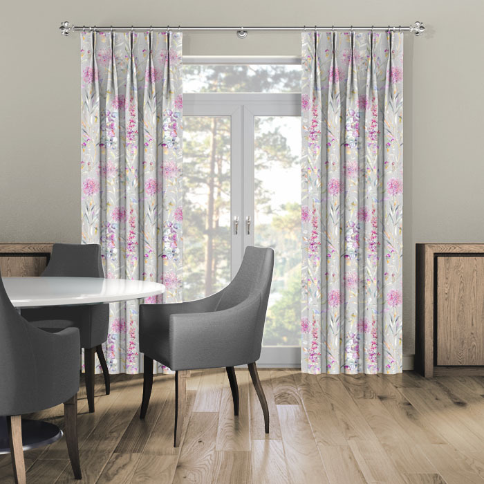 Carneum Raspberry Curtains