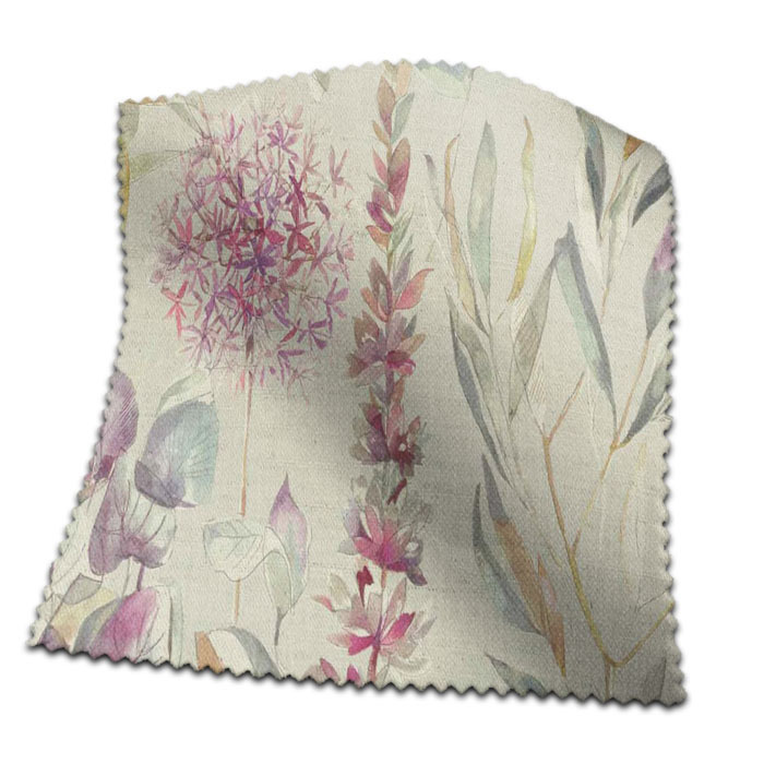 Swatch of Carneum Raspberry Linen by Voyage