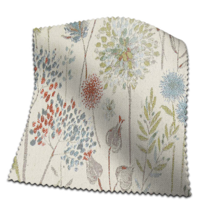 Swatch of Flora Cream Autumn by Voyage