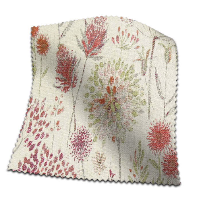 Swatch of Flora Cream Russet by Voyage