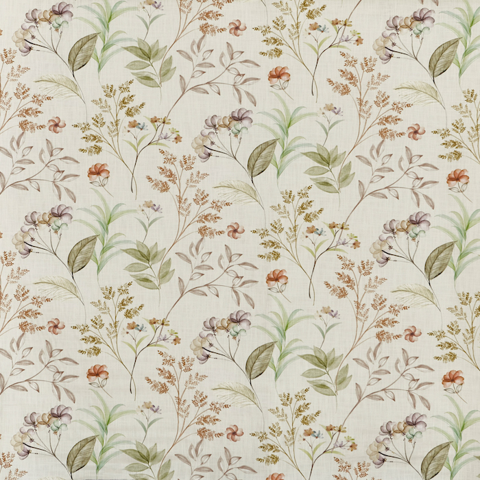 Verbena Walnut Fabric by Prestigious Textiles