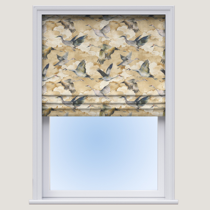 Made To Measure Flyway Gold Roman Blind