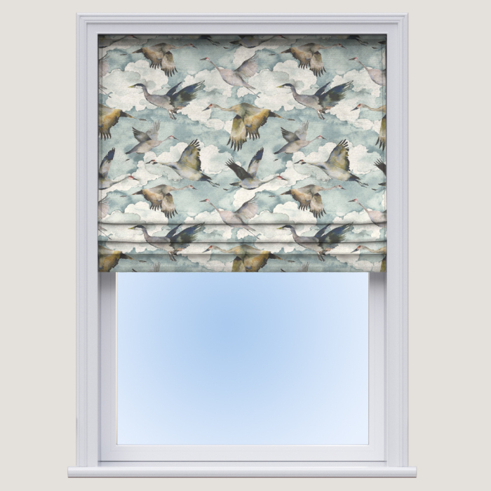 Made To Measure Flyway Sky Roman Blind