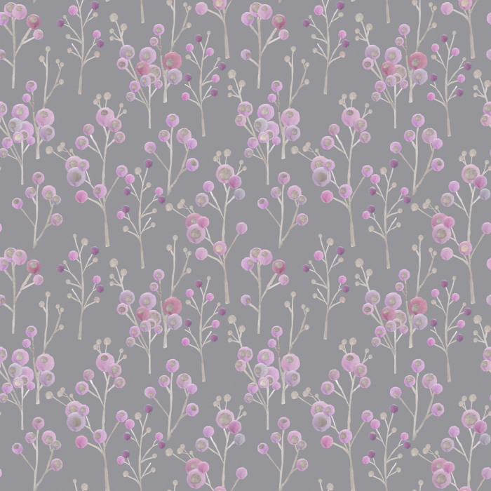 Ichiyo Blossom Violet Fabric
