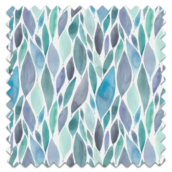 Koyo Aqua Roman Blind Fabric Sample