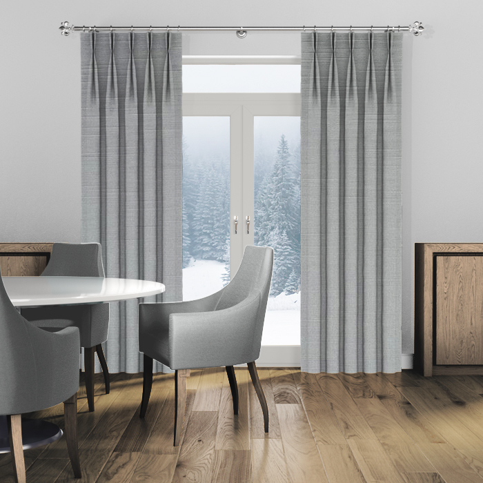  Made To Measure Curtains Silky Silver