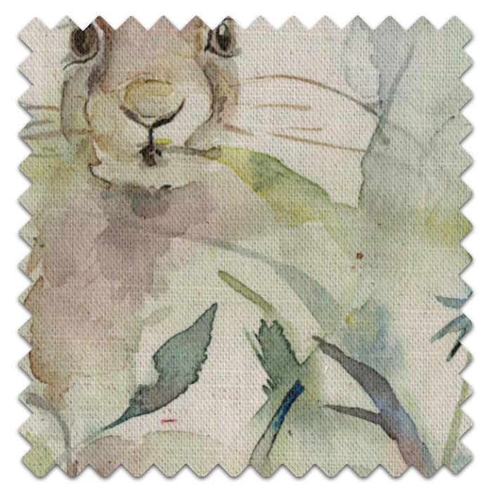 Jack Rabbit linen Fabric Sample