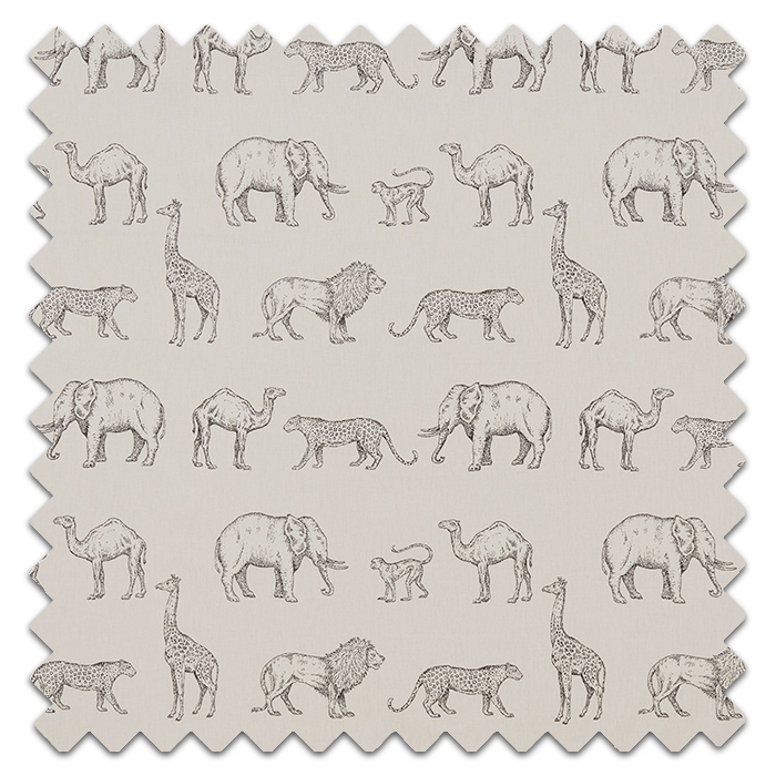 Swatch of Prairie Animals Anthracite