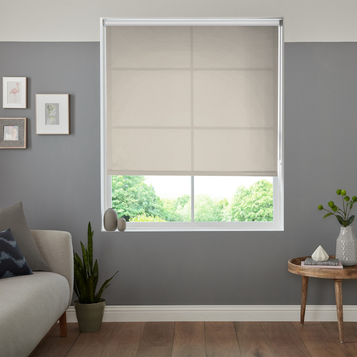 Ray Oatmeal Eve Electric Roller Blind