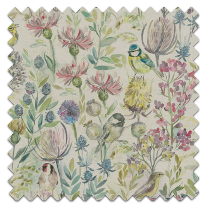  Roman Blinds Morning Chorus Linen Fabric Sample