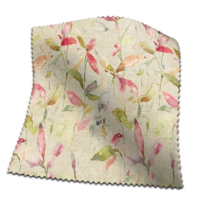 Swatch of Naura Poppy Natural by Voyage