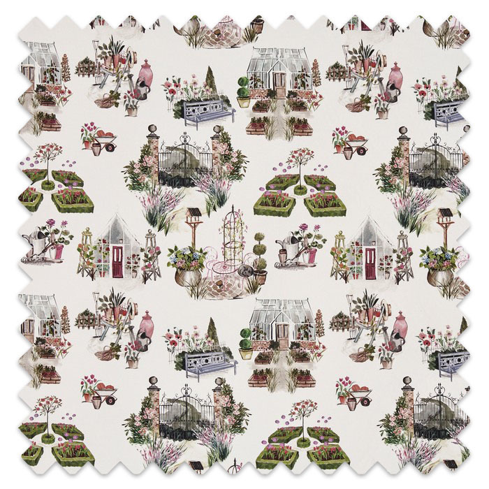 Swatch of Potting Shed Bluebell by Prestigious Textiles