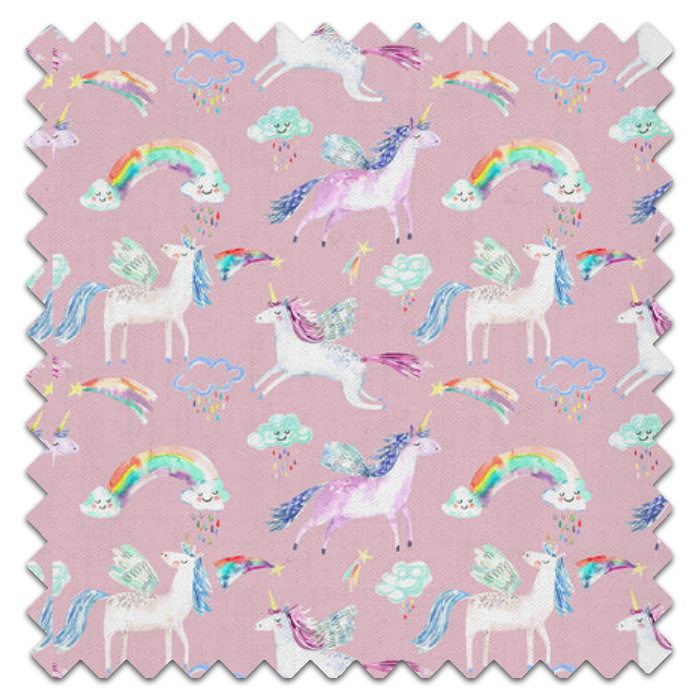 Roman Blinds Unicorn Dance Blossom Fabric Sample