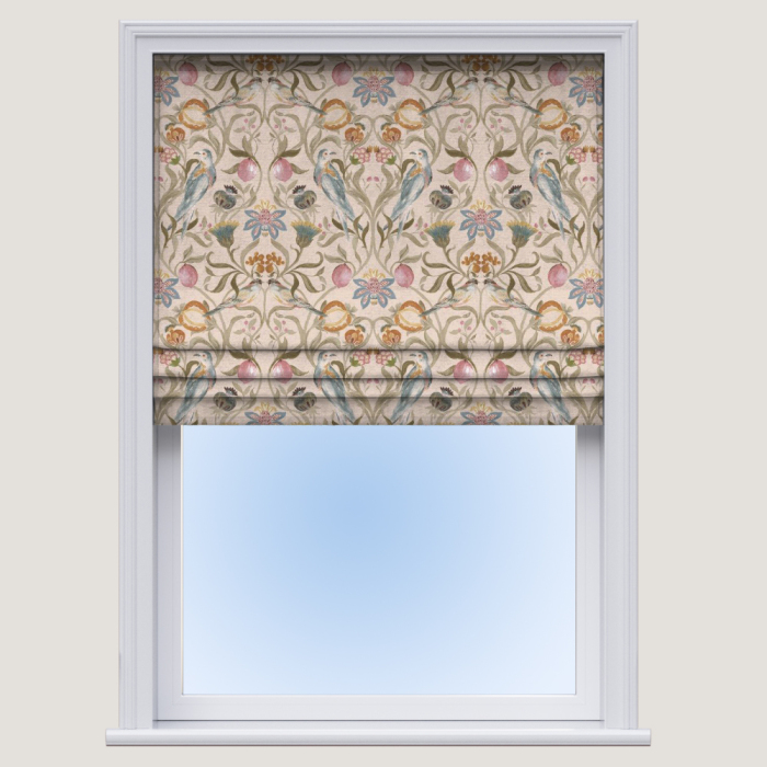 Made To Measure Song Bird Stone Roman Blind