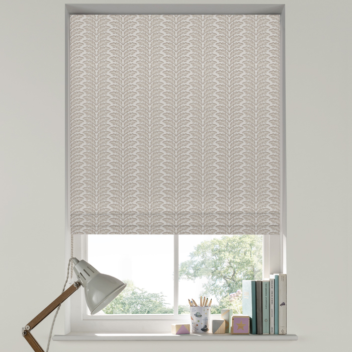 Roman Blind in Woodcote Stone