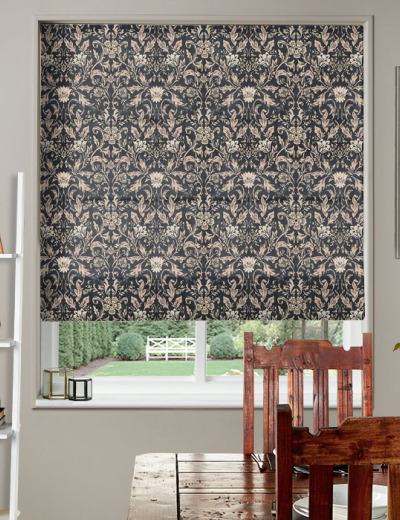 Rococo Ebony Roman Blind Rococo Ebony Roman Blind