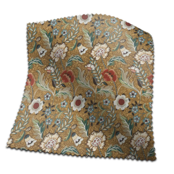 Swatch of Folklore Gilt by Prestigious Textiles