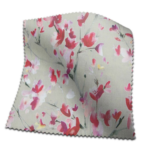 Swatch of Belsay Raspberry Sand by Voyage