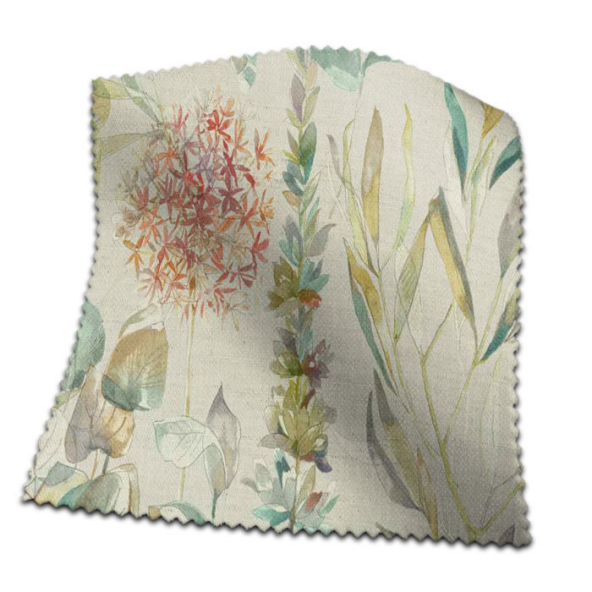 Swatch of Carneum Cinnamon Linen by Voyage