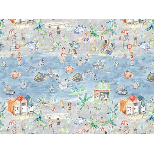 Image of lets go to the beach stone by Voyage