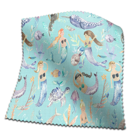 Swatch of Mermaid Party Aqua by Voyage