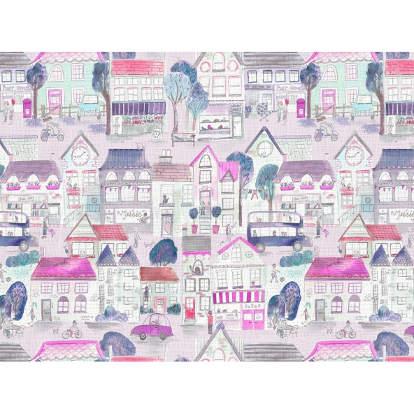 Image of village streets blossom by Voyage