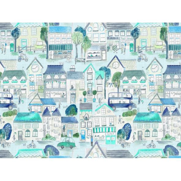 Image of village streets sky by Voyage