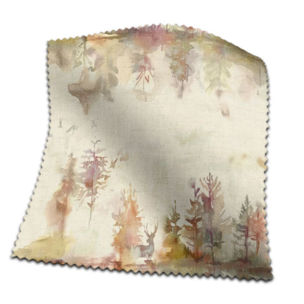 Swatch of Wilderness Plum Linen by Voyage