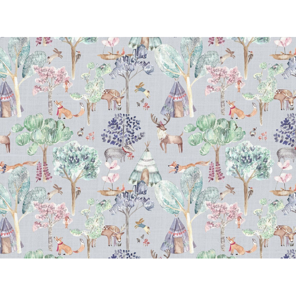 Image of woodland adventures lilac by Voyage