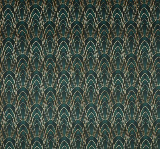 Made To Measure Curtains Delaunay Emerald