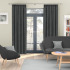 Curtains in Muse Charcoal by iLiv