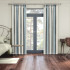 Curtains in Portland Aqua by iLiv