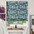 Electric Roman Blind in Wild Meadow Kingfisher