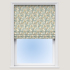 Golden Lily Linen Teal Roman Blind