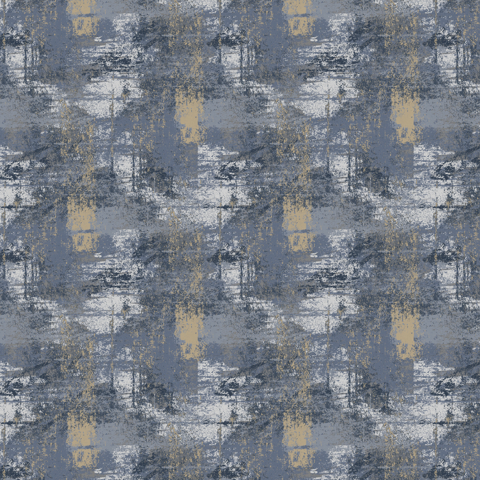 Abstract Denim Blackout Fabric Sample