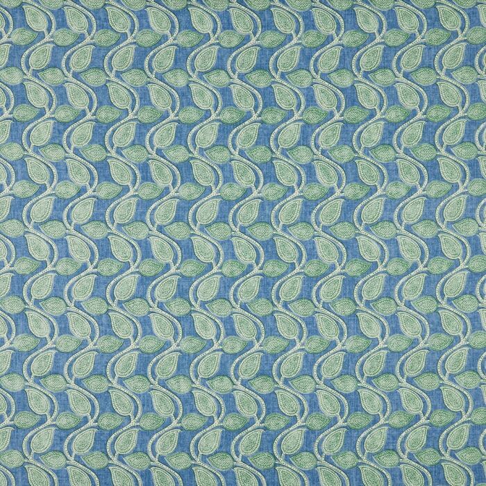 Kantha Topaz Fabric by iLiv