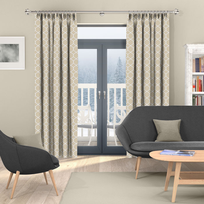 Curtains in Kibale Flax by iLiv