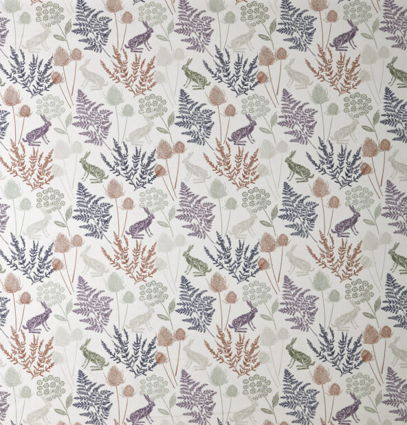 Kielder Natural Fabric by Ashley Wilde