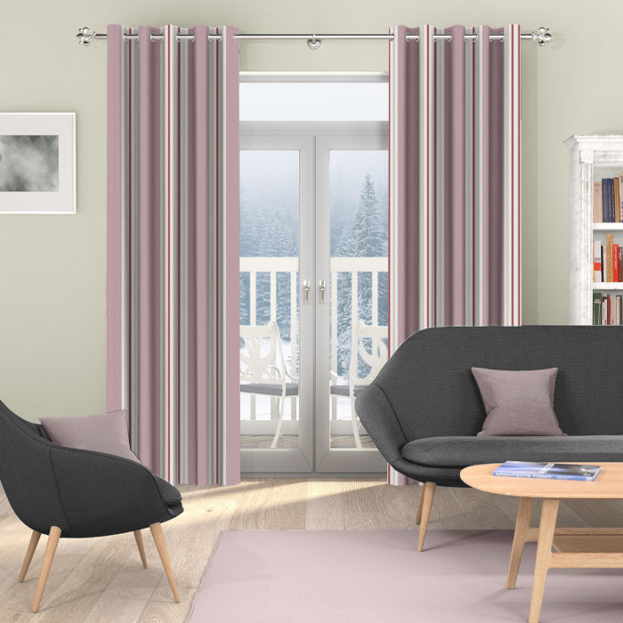 Curtains in Maine Grape by iLiv