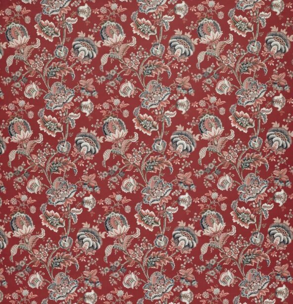 Prunella Crimson Fabric by Ashley Wilde