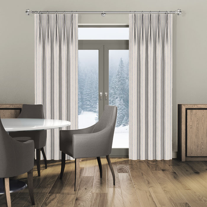 Curtains in Stamford Kingfisher by iLiv