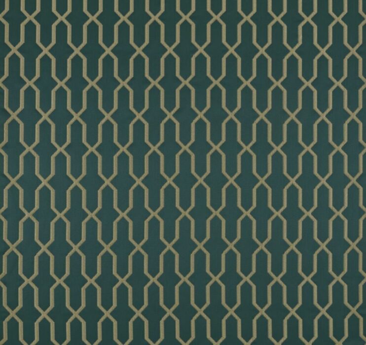 Titan Peacock Fabric by Ashley Wilde