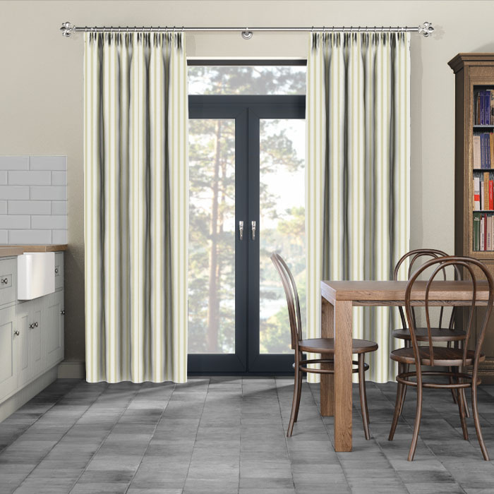 Curtains in Vermont Olive by iLiv