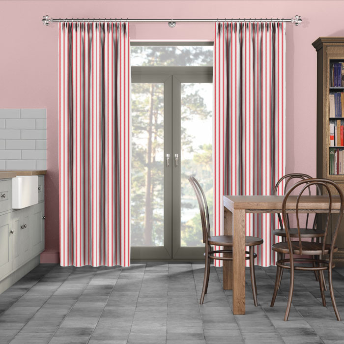 Curtains in Vermont Rouge by iLiv