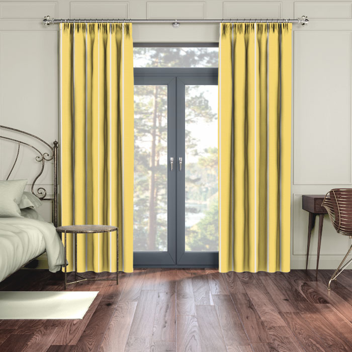 Curtains in Waterbury Citrus by iLiv