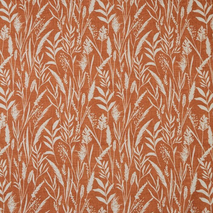 Wild Grasses Clementine Fabric by iLiv