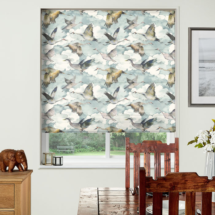 Flyway Sky Electric Roman Blind