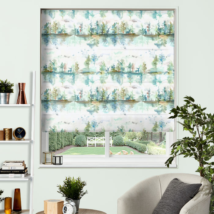 Electric Roman Blind Highland Wilderness Topaz