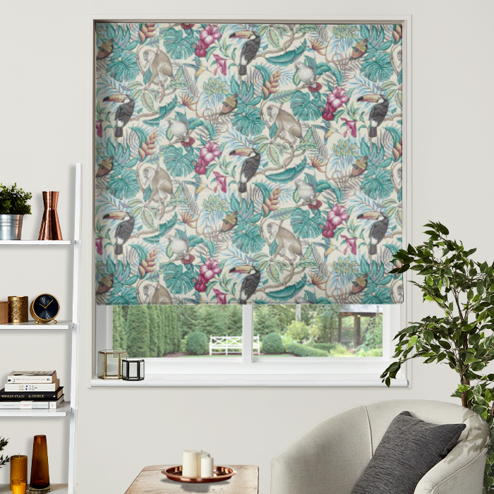 Electric Roman Blind Rainforest Cassis