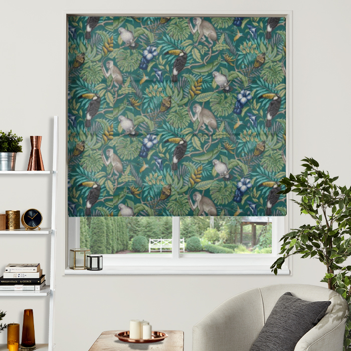 Electric Roman Blind Rainforest Lagoon